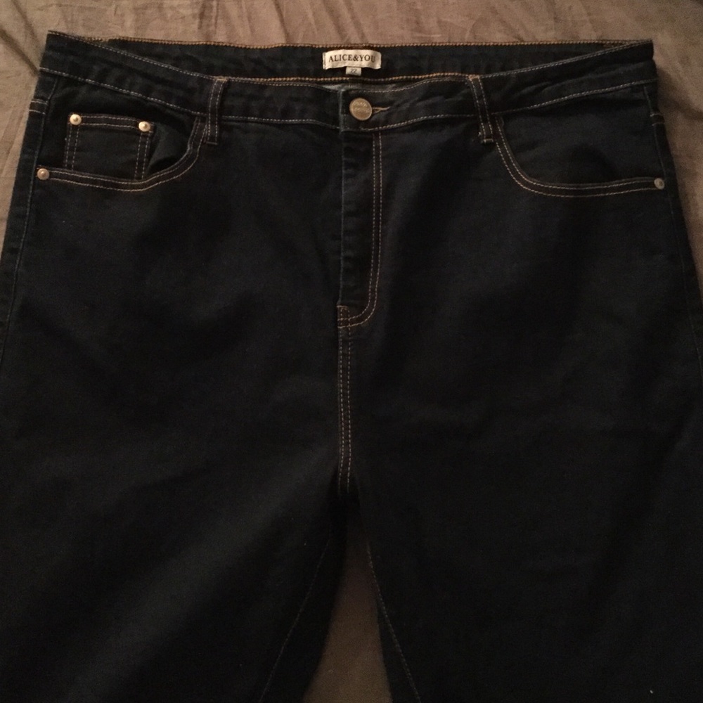 Alice & You Dark Blue Flare Jeans